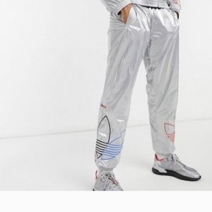 Adidas tricol to silver pants